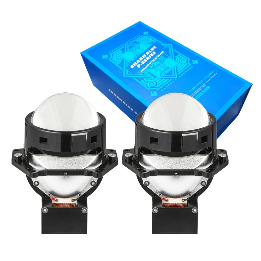 Car Lighting 3 Inch Mini Bi Led Projector Lens Headlight Led Light 6000K Led Projector Bi Led Projector